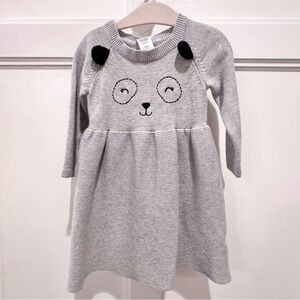 Carter’s 18M Gray Panda Sweater Dress
